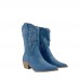 Bota Campera Tacón Ancho
